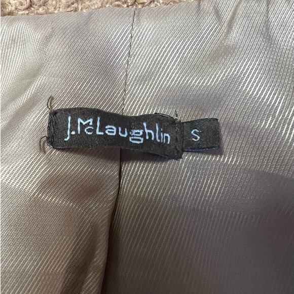 J. McLaughlin Camel Lark Button Front Stadium Coat Size S - Picture 4 of 7